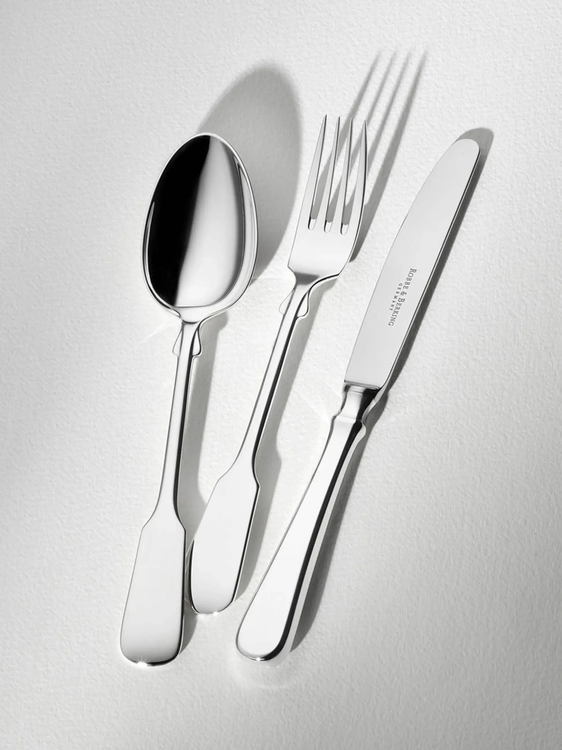 Set di 24 posate fatte a mano lucidate a specchio Spaten in scatola, 6 persone