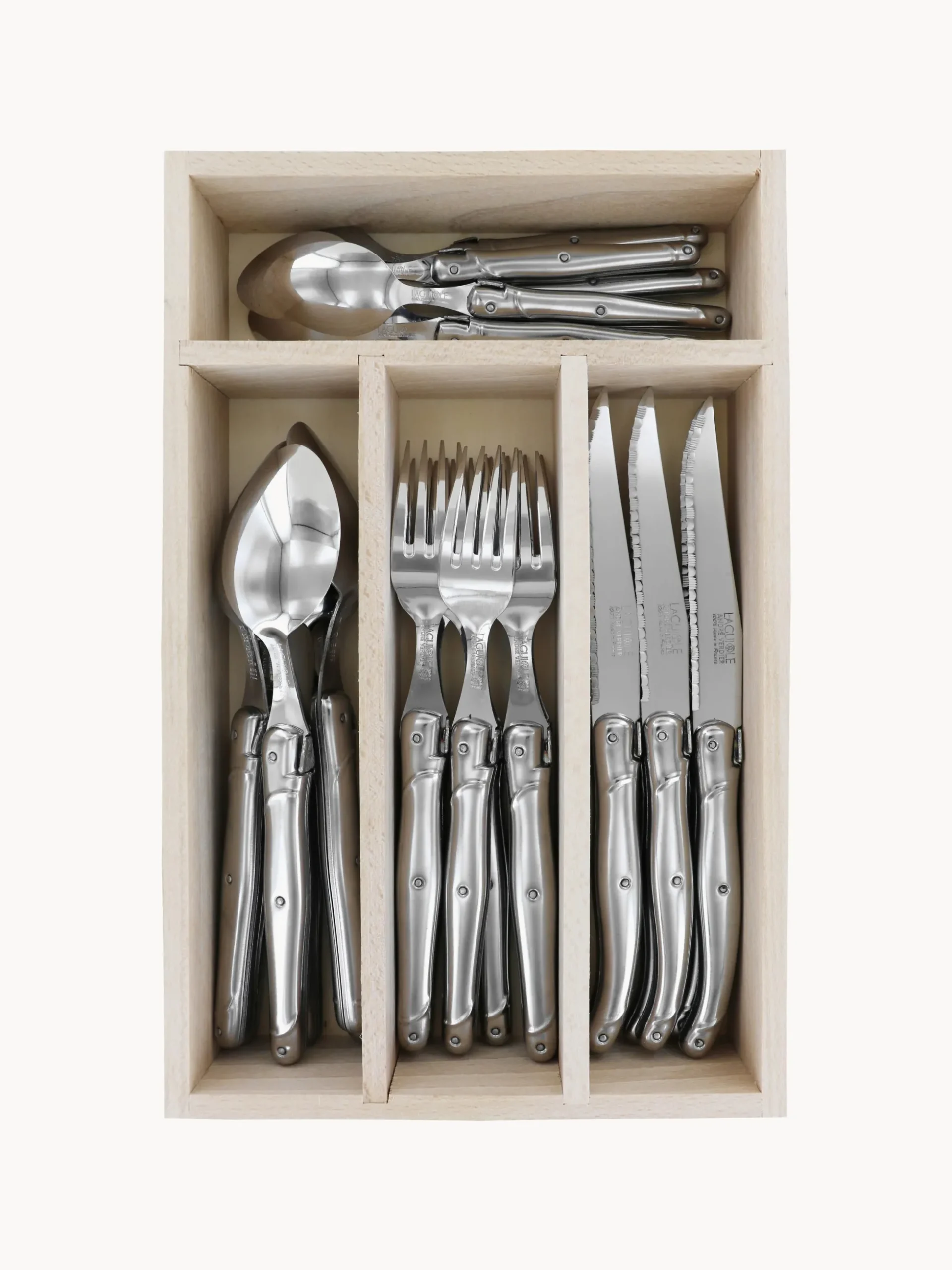 Set di posate lucidate Debutant Inox, 6 persone (24 pz)