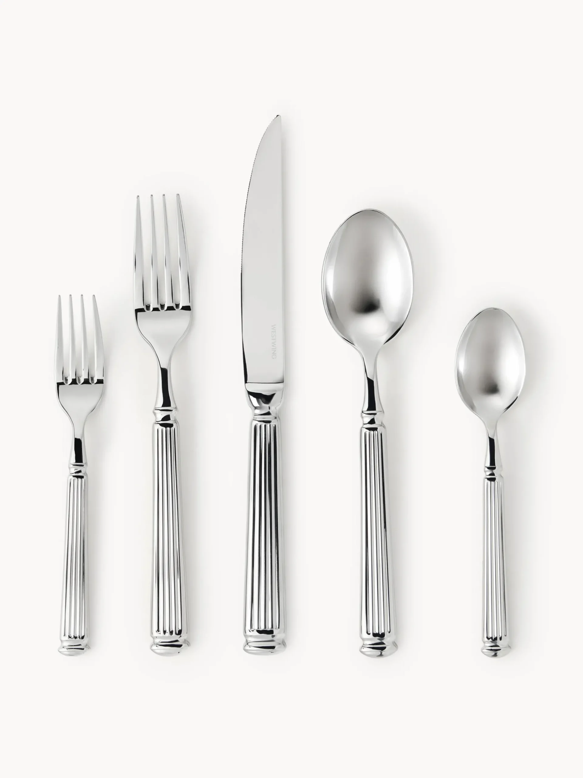 Set di posate lucide Rick, varie misure
