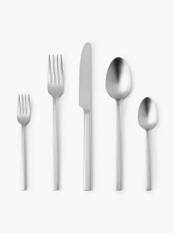 Set di posate spazzolate opache Shine, varie misure