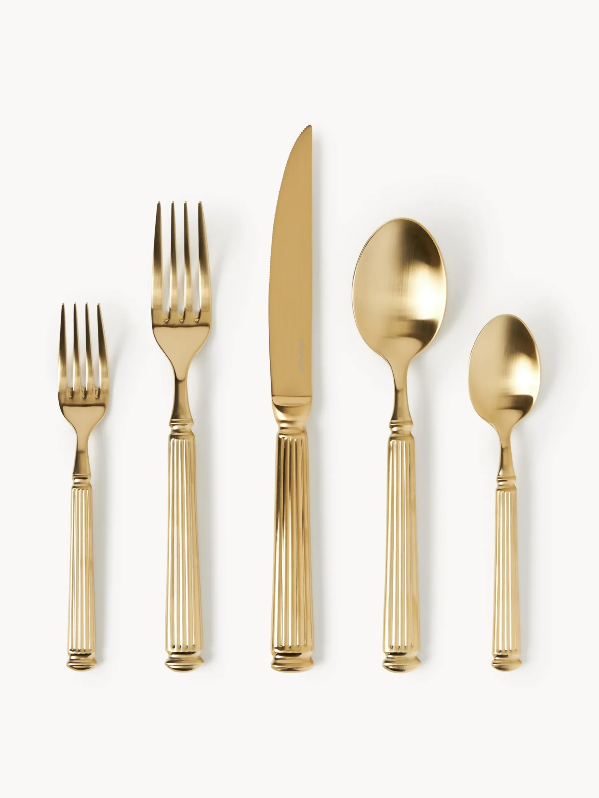 Set di posate spazzolate Rick, varie misure