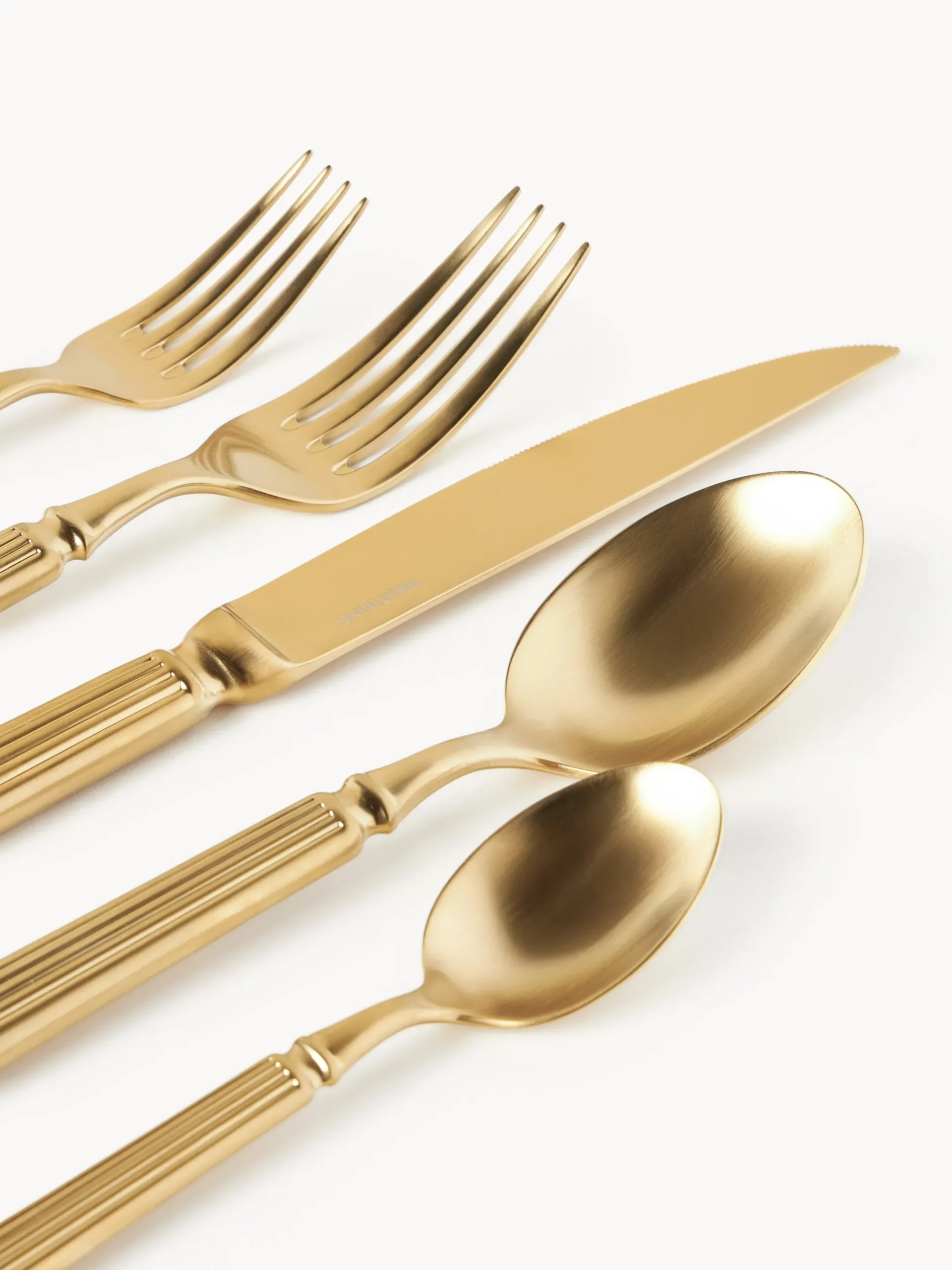 Set di posate spazzolate Rick, varie misure