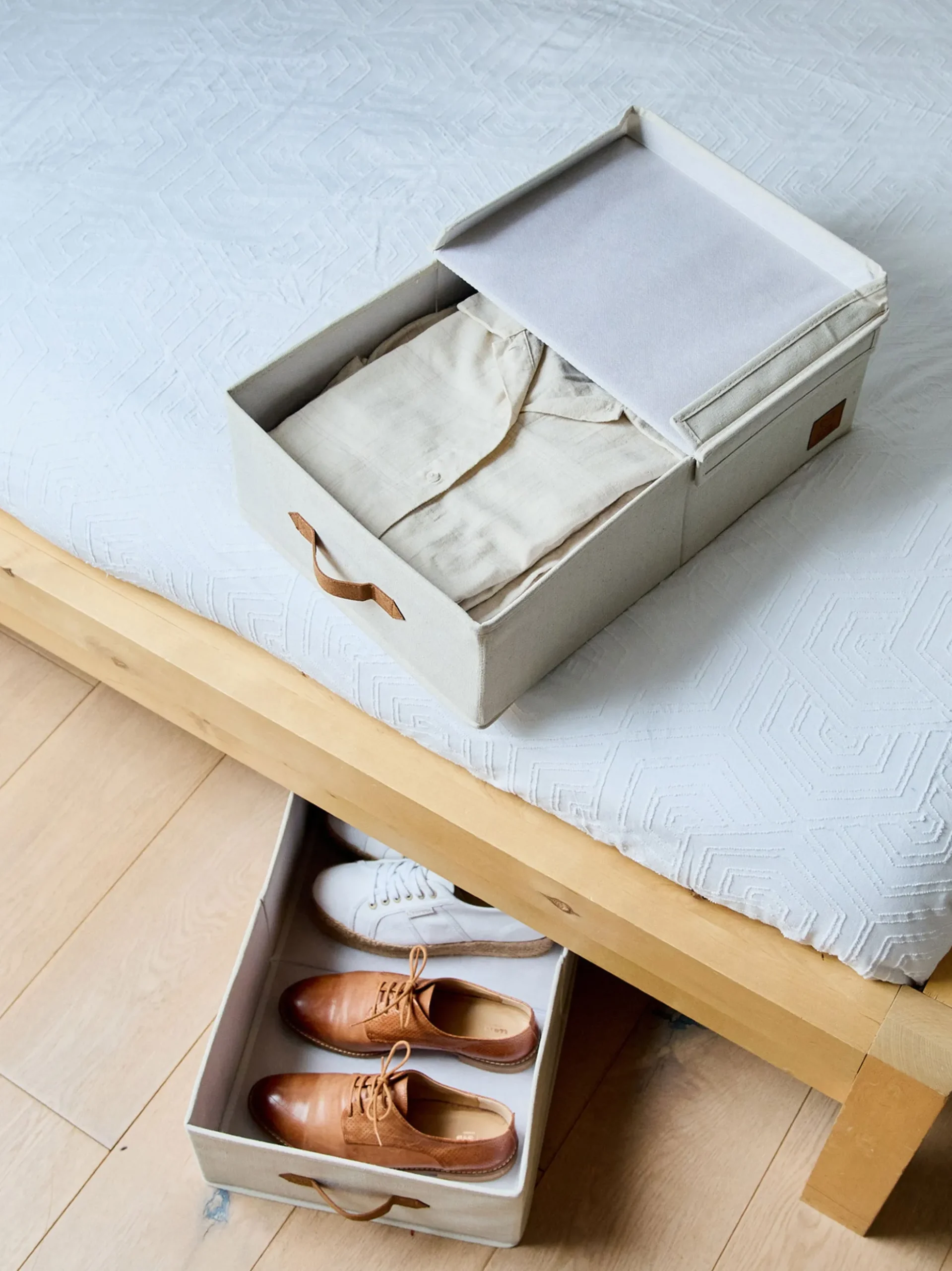 Set di 2 scatole con coperchio Premium