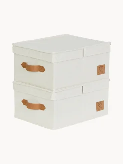 Set di 2 scatole con coperchio Premium