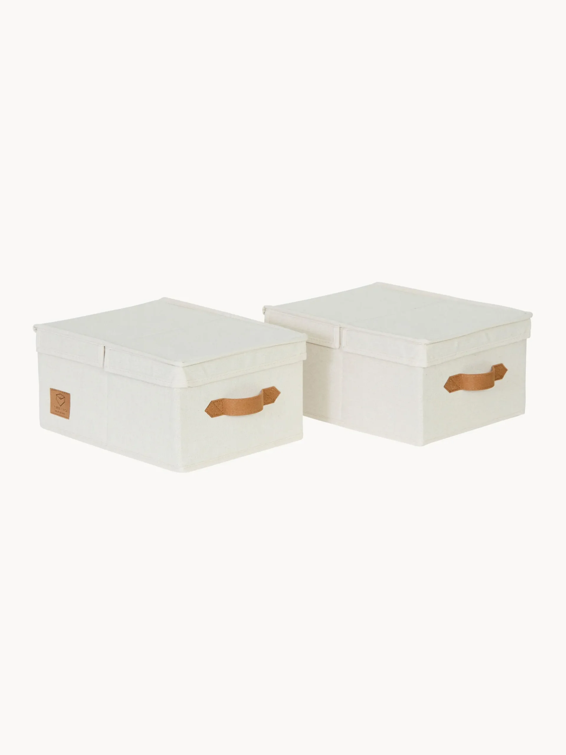 Set di 2 scatole con coperchio Premium