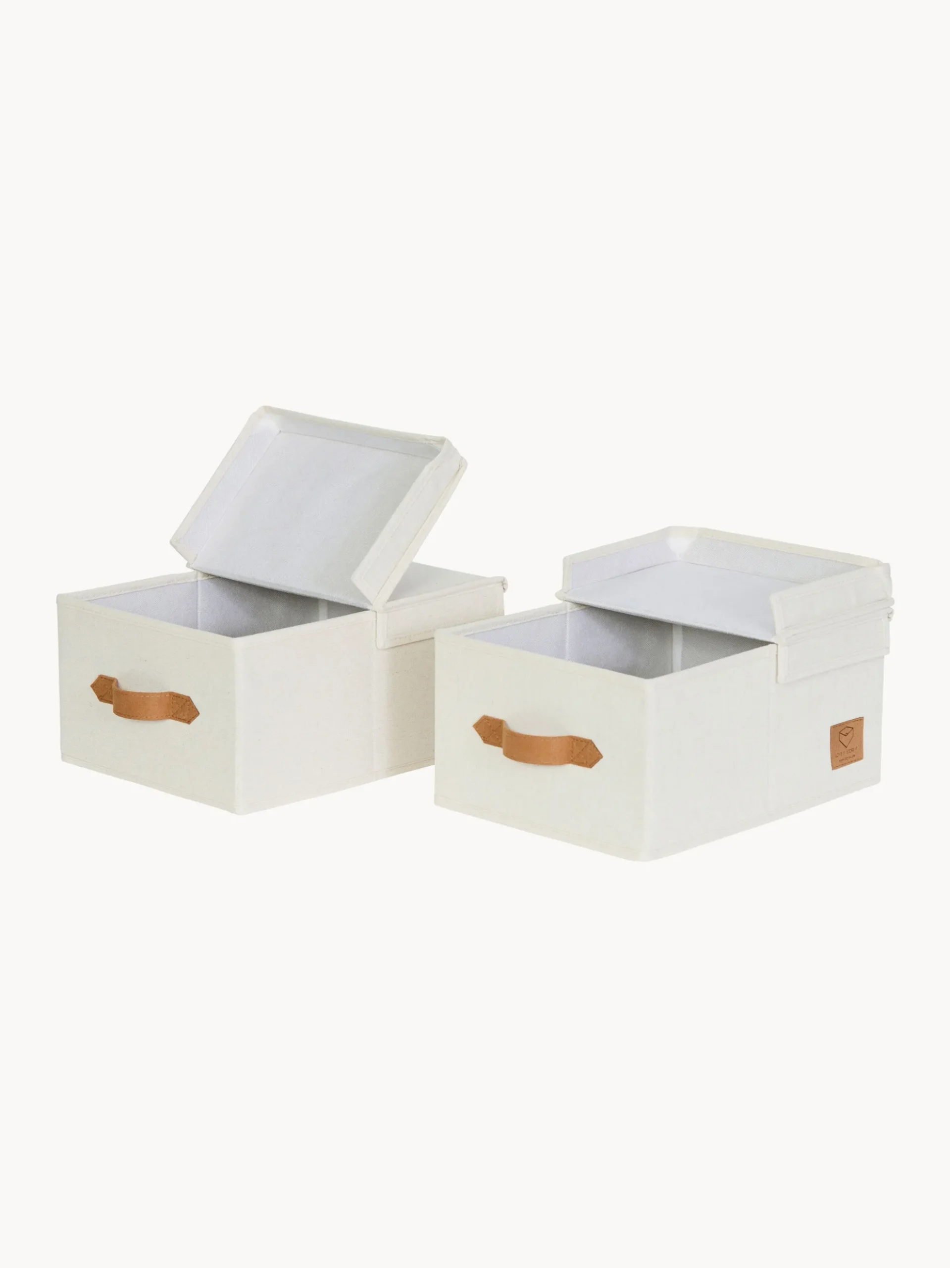 Set di 2 scatole con coperchio Premium