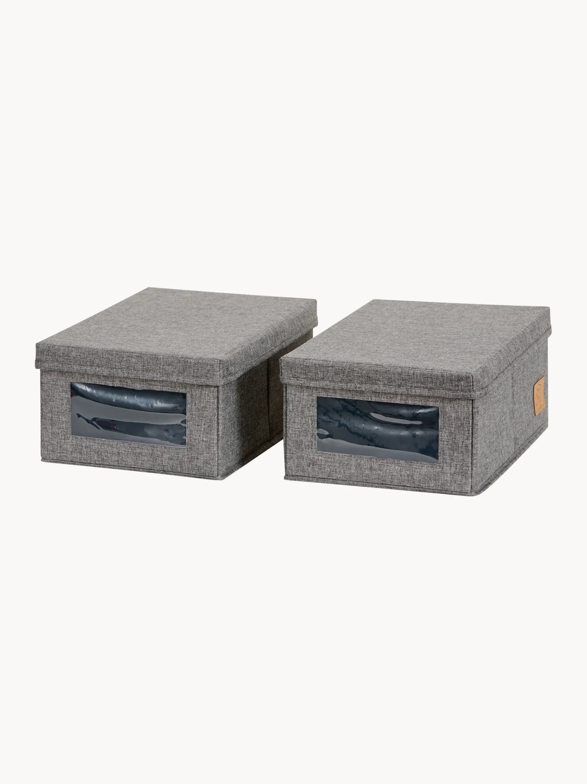 Set di 2 scatole porta scarpe Premium