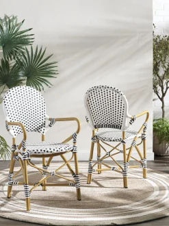 Set di 2 sedie da giardino Hooper