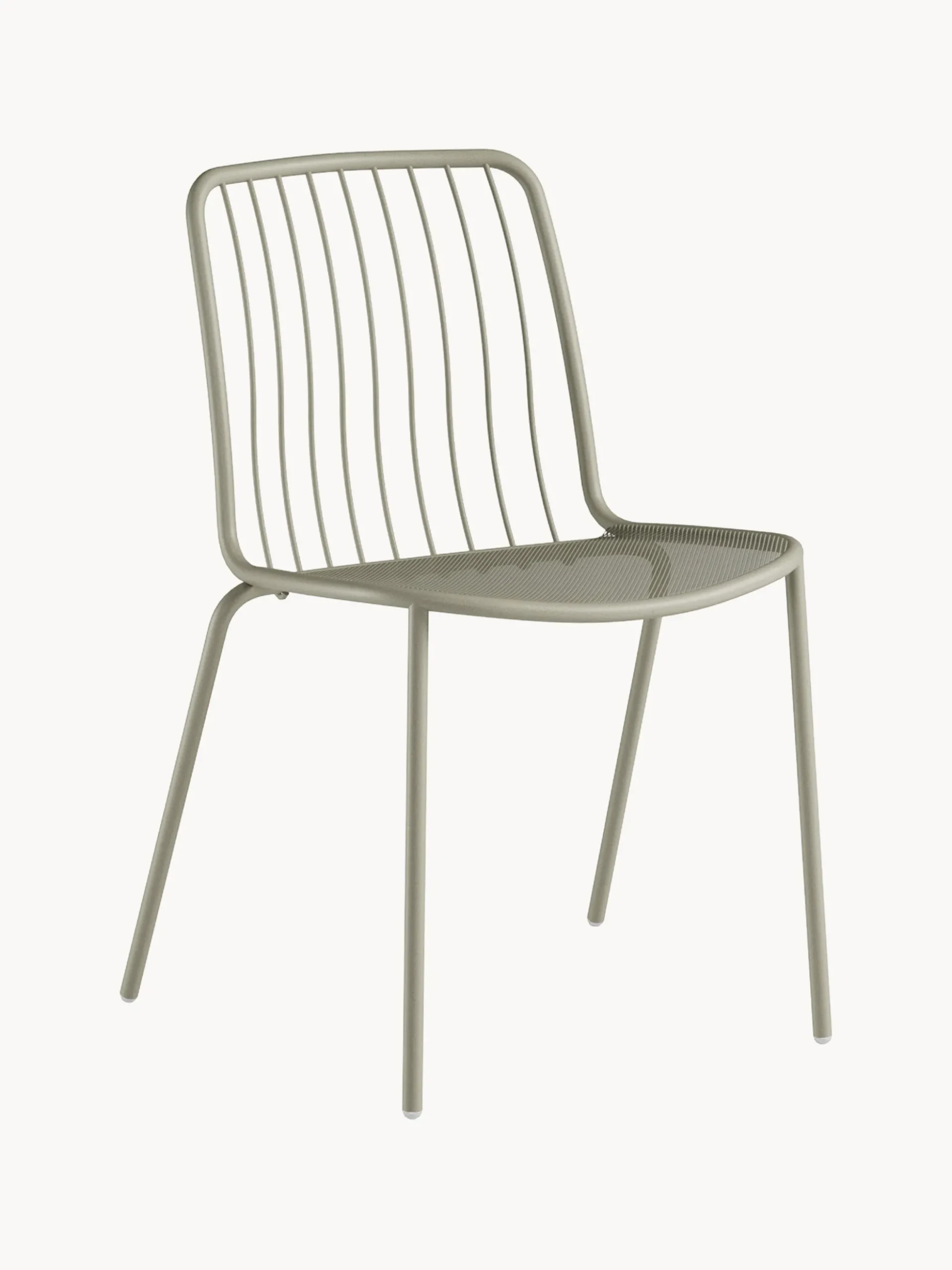 Set di 2 sedie da giardino impilabili Alisea