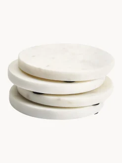 Set di 4 sottobicchieri in marmo Callum