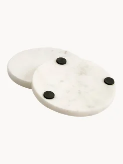 Set di 4 sottobicchieri in marmo Callum