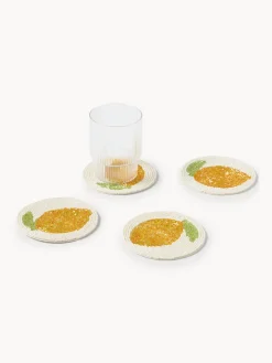 Set di 4 sottobicchieri Lemon
