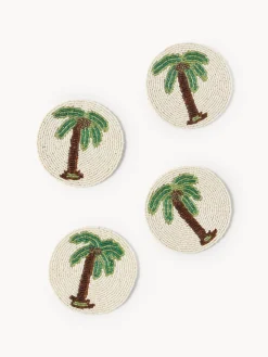Set di 4 sottobicchieri Palm Tree