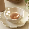 Set di 2 stoviglie per bambini in silicone Poppy in Bloom