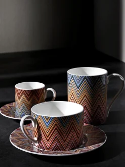 Set di 6 tazze da tè con piattini Jarris
