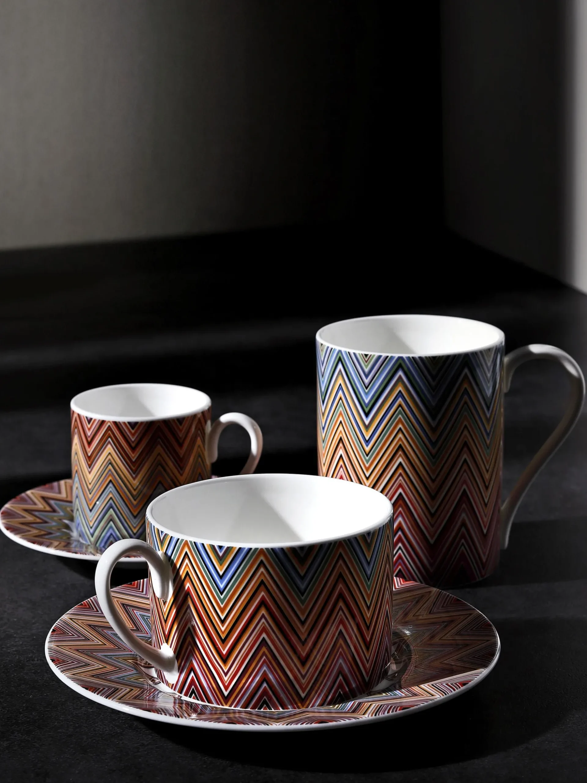 Set di 6 tazze da tè con piattini Jarris
