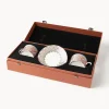 Set di 2 tazzine da caffè con piattino Fine Bone China Jarris