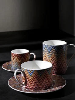 Set di 2 tazzine da caffè con piattino Fine Bone China Jarris