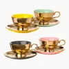 Set di 4 tazzine da caffè con piattino Legacy