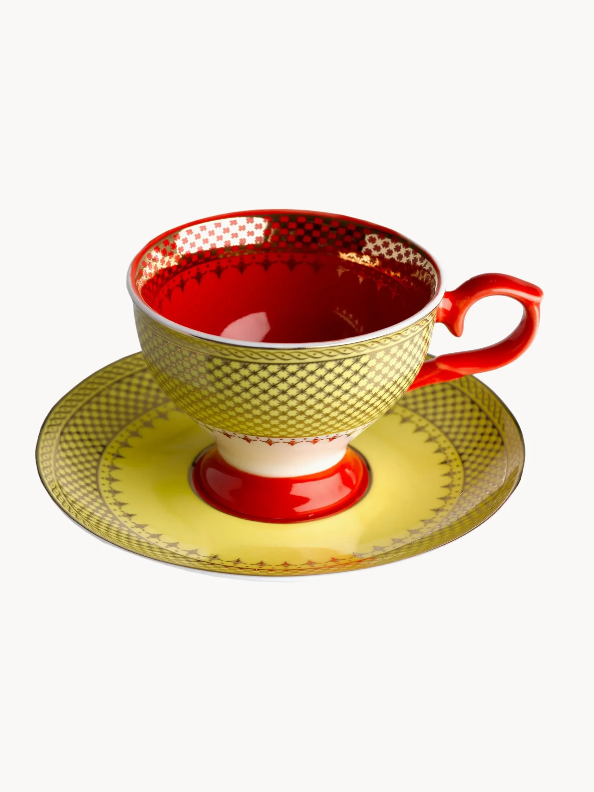 Set di 4 tazzine da caffè con piattino Grandma