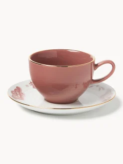 Set di 4 tazzine da caffè con piattino Mystic