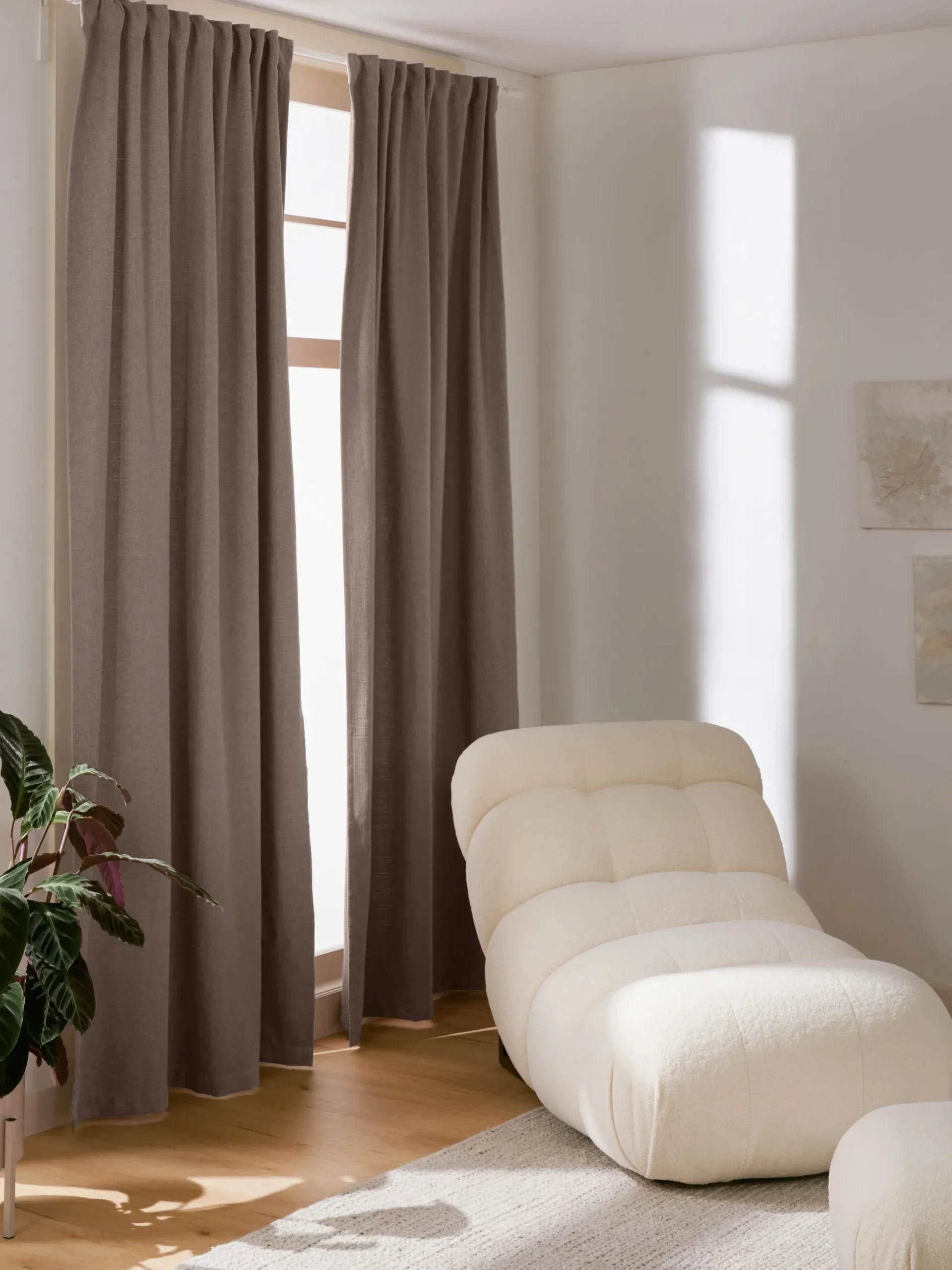 Set di 2 tende opache con multibanda Jensen, larg. 130 cm