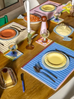 Set di 4 tovagliette americane fatte a mano Stitch