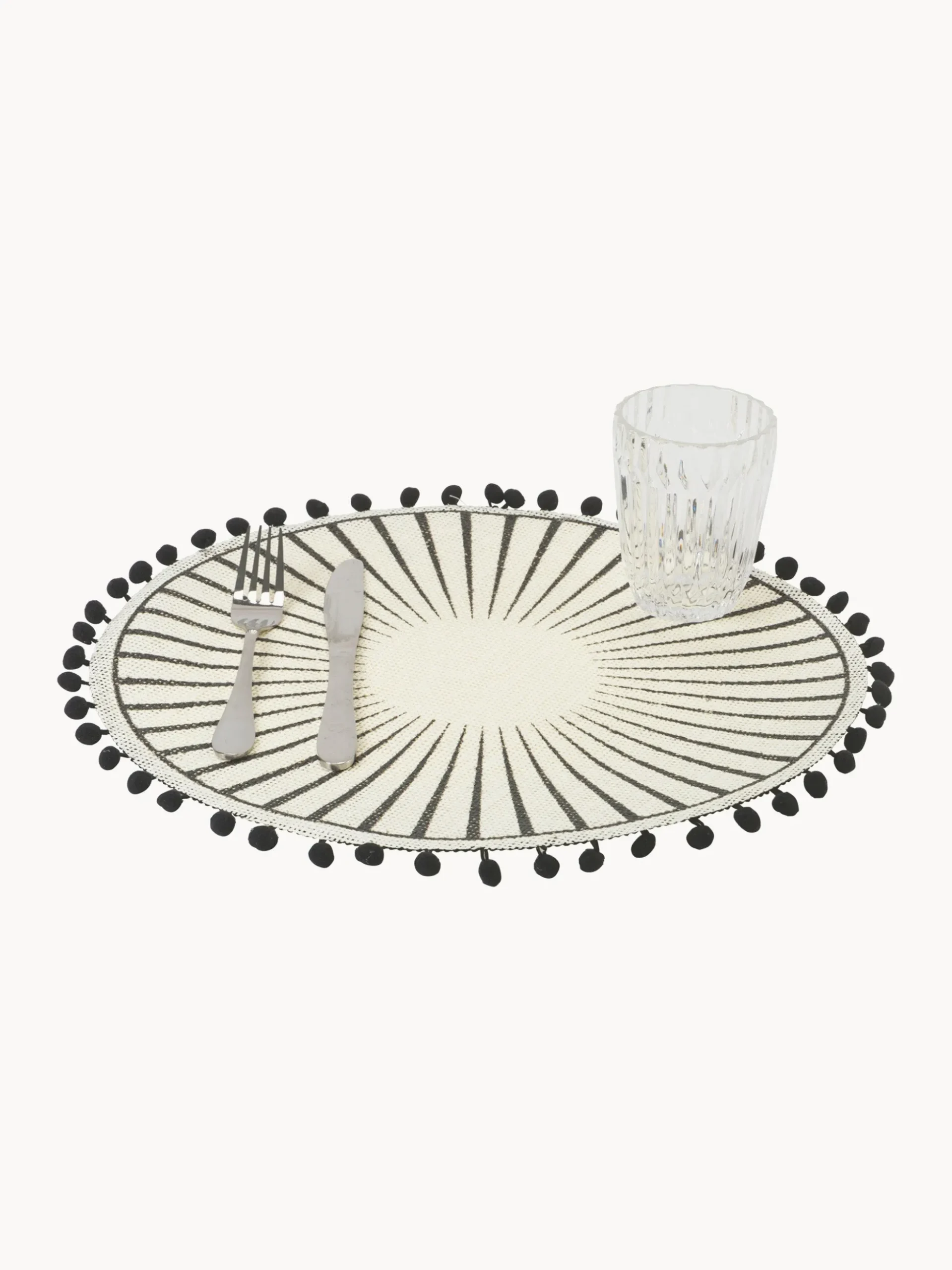 Set di 6 tovagliette Poms