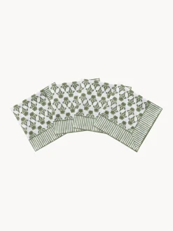 Set di 4 tovaglioli fatti a mano Lily