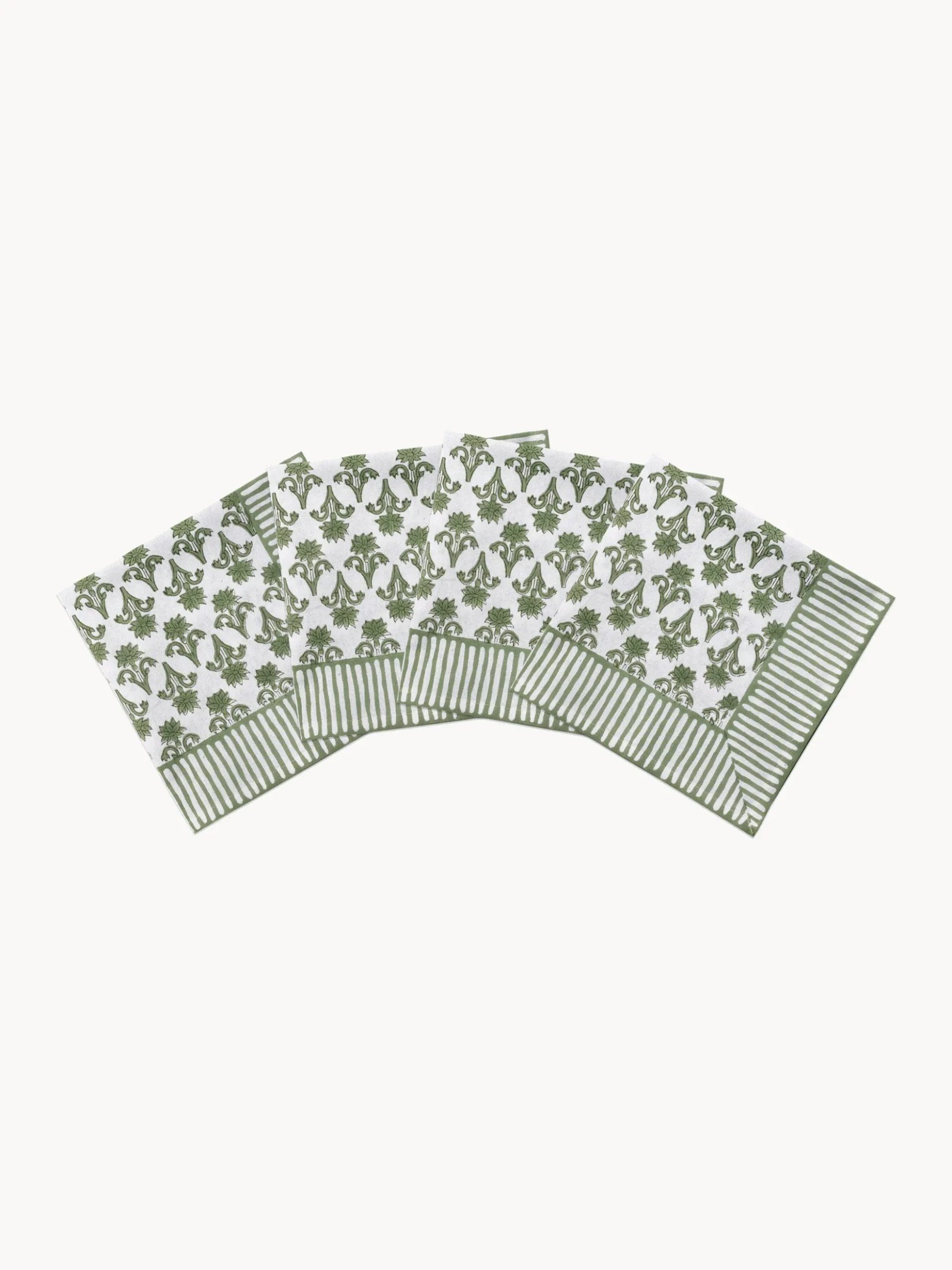 Set di 4 tovaglioli fatti a mano Lily