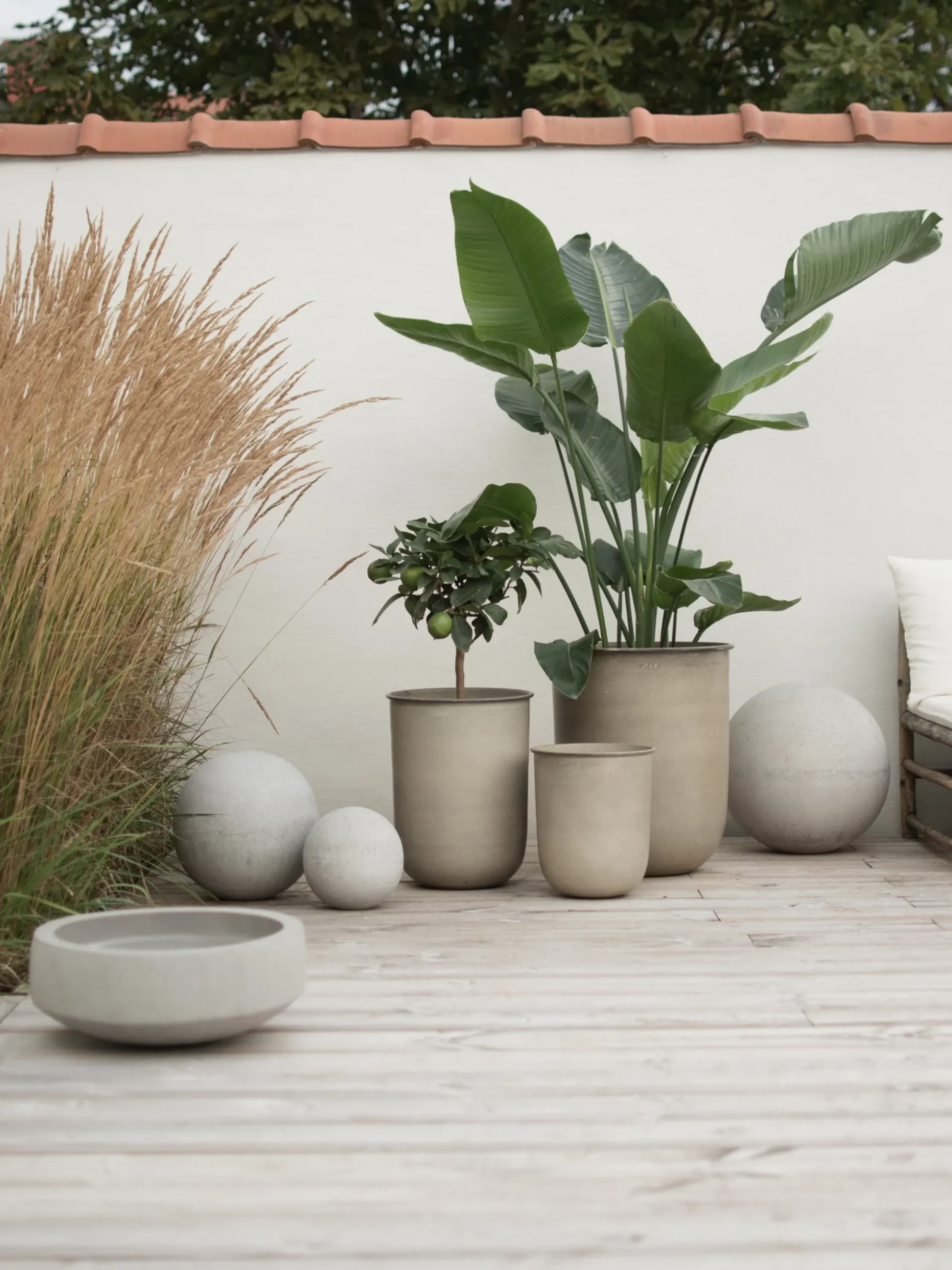 Set di 3 vasi per piante da esterno Out