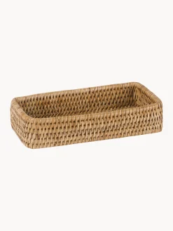 Set di 2 vassoi decorativi in rattan fatti a mano Güle