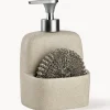 Set dosatore di sapone con spugna Sand 2 pz