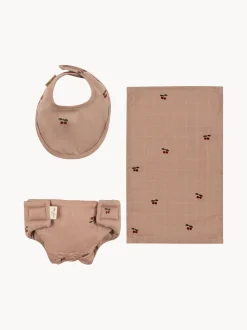 Set fasciatoio per bambole con borsa Cherry Blush 4 pz