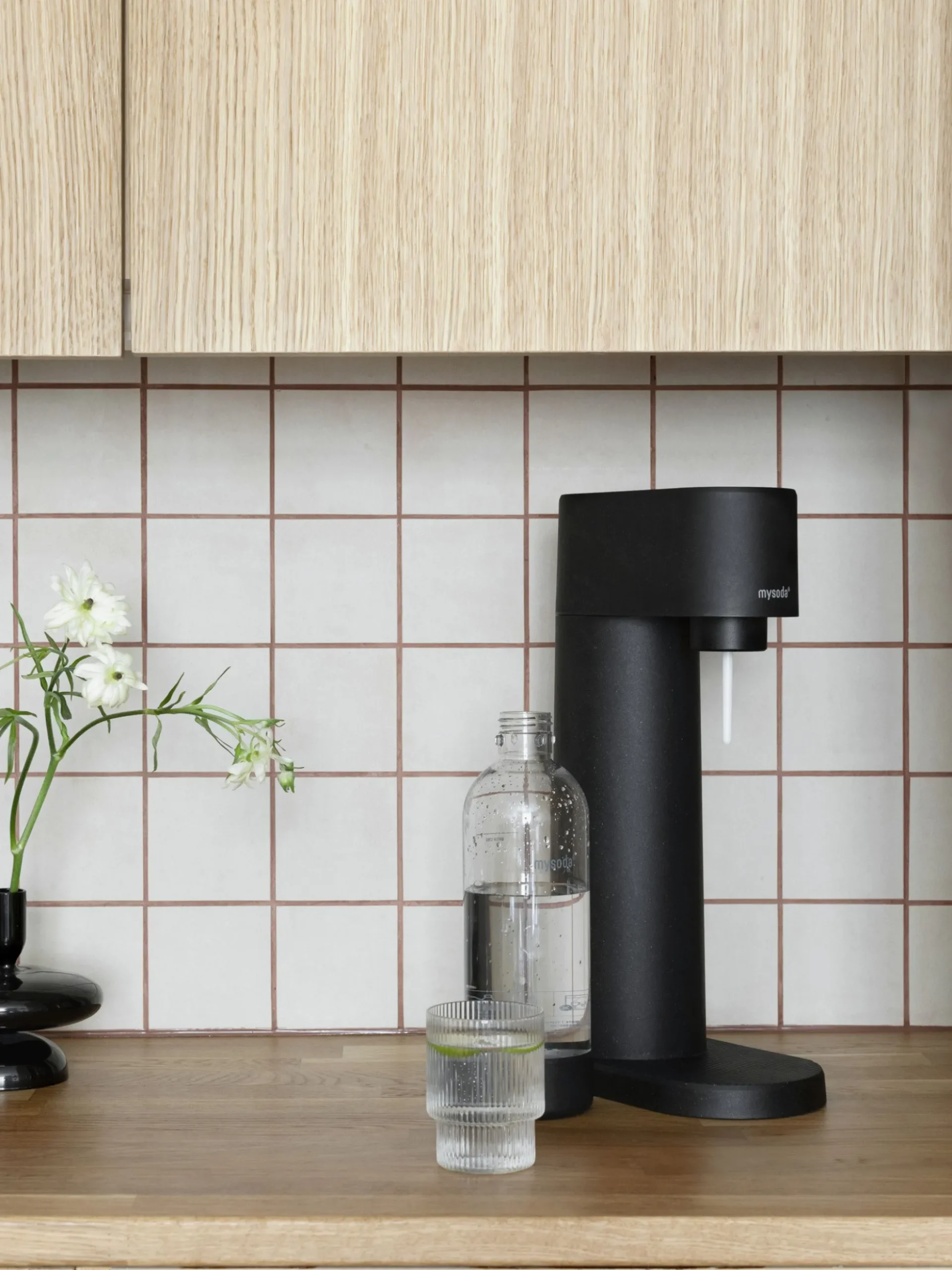 Set gasatore d'acqua con bottiglia Woody