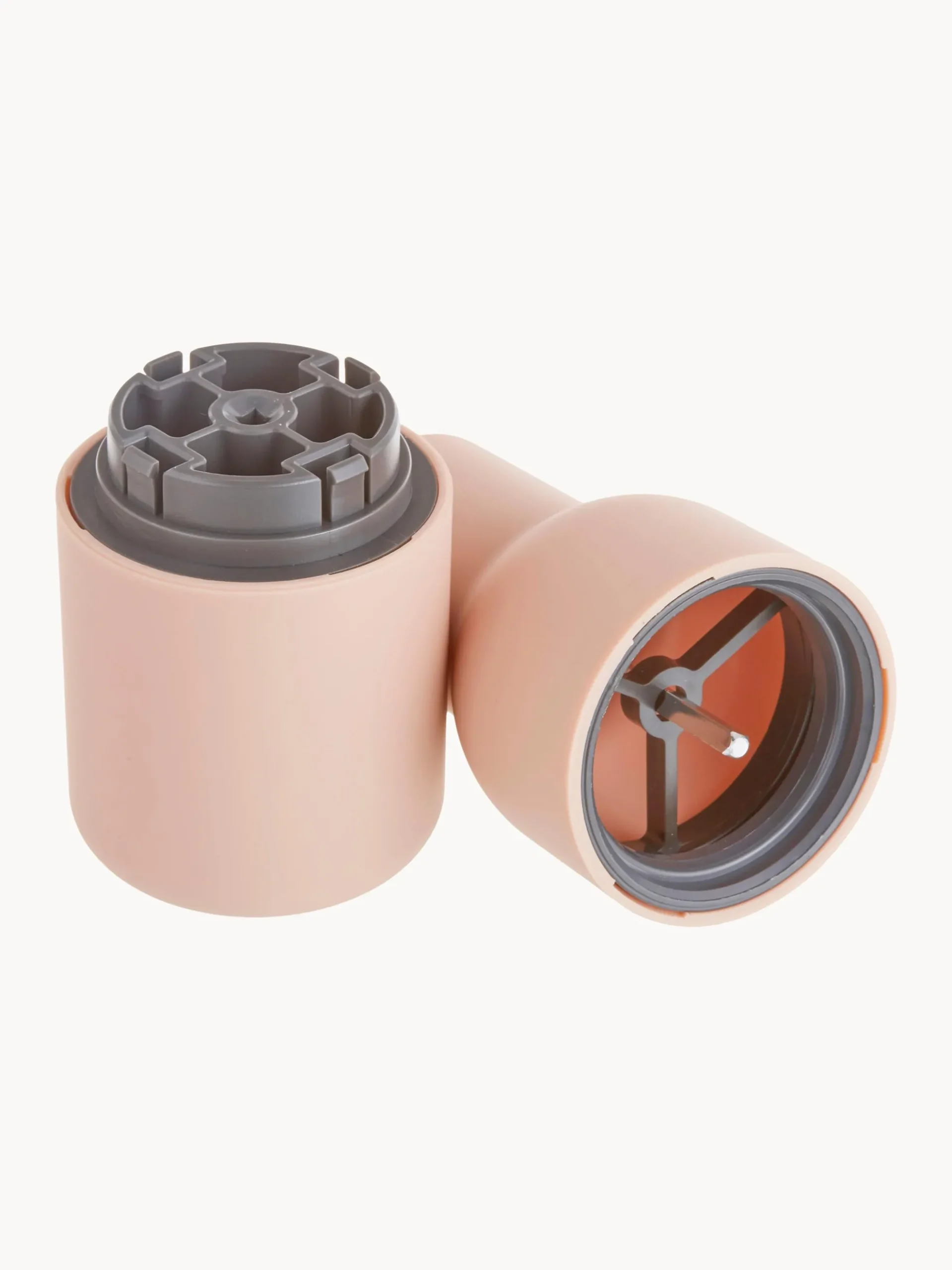 Set macina sale e pepe con coperchio in legno di noce Bottle Grinder 2 pz