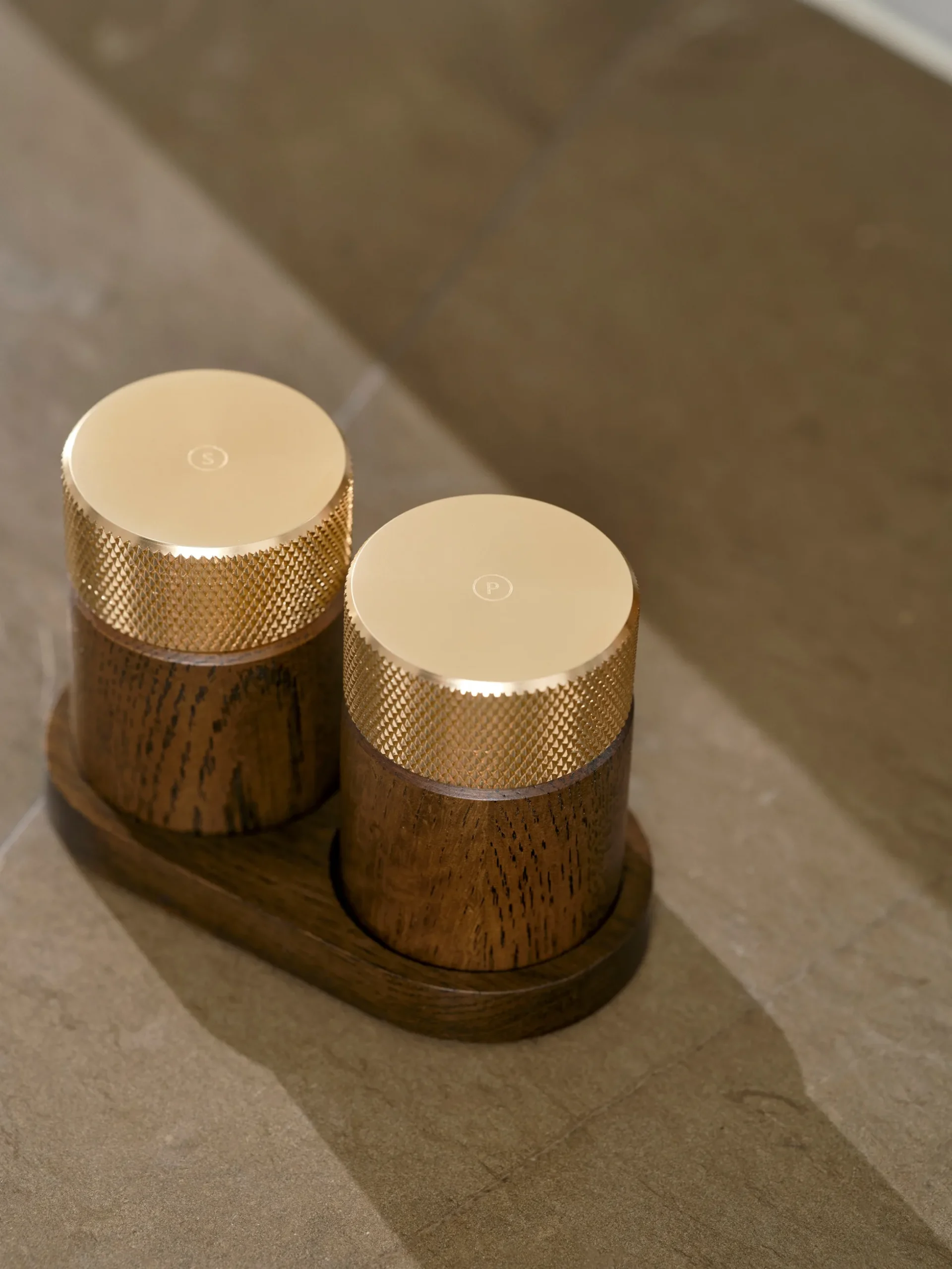 Set macina sale e pepe in legno di frassino Sina 3 pz