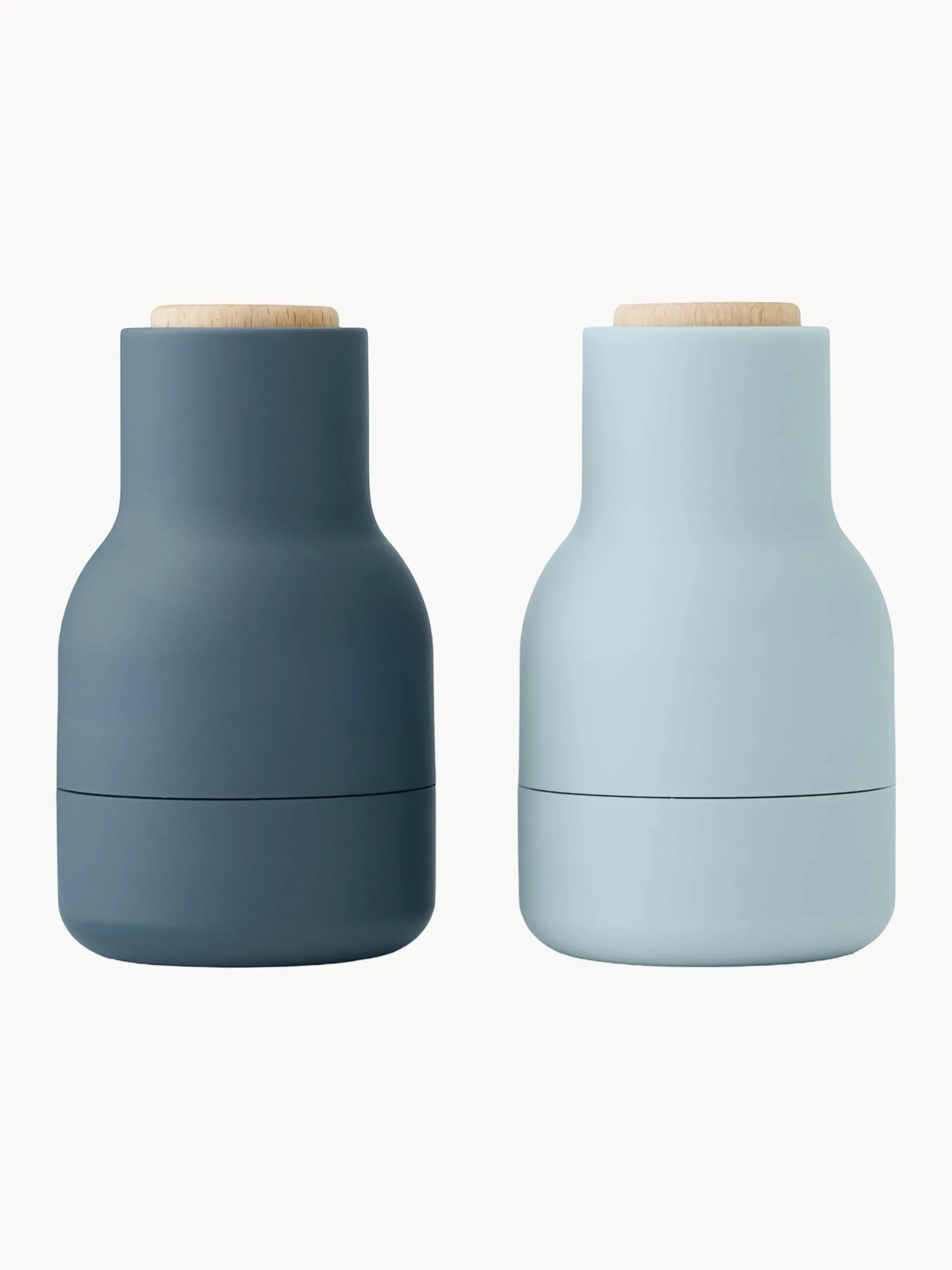 Set saliera e pepiera con coperchi in legno di faggio Bottle Grinder 2 pz