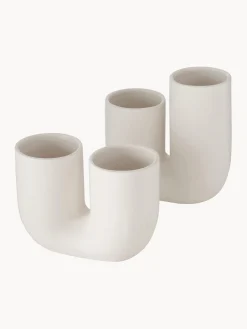 Set 2 vasi di design fatti a mano in gres Filicio
