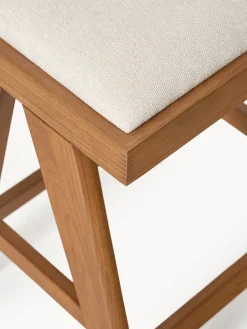 Sgabello alto con imbottitura Sissi