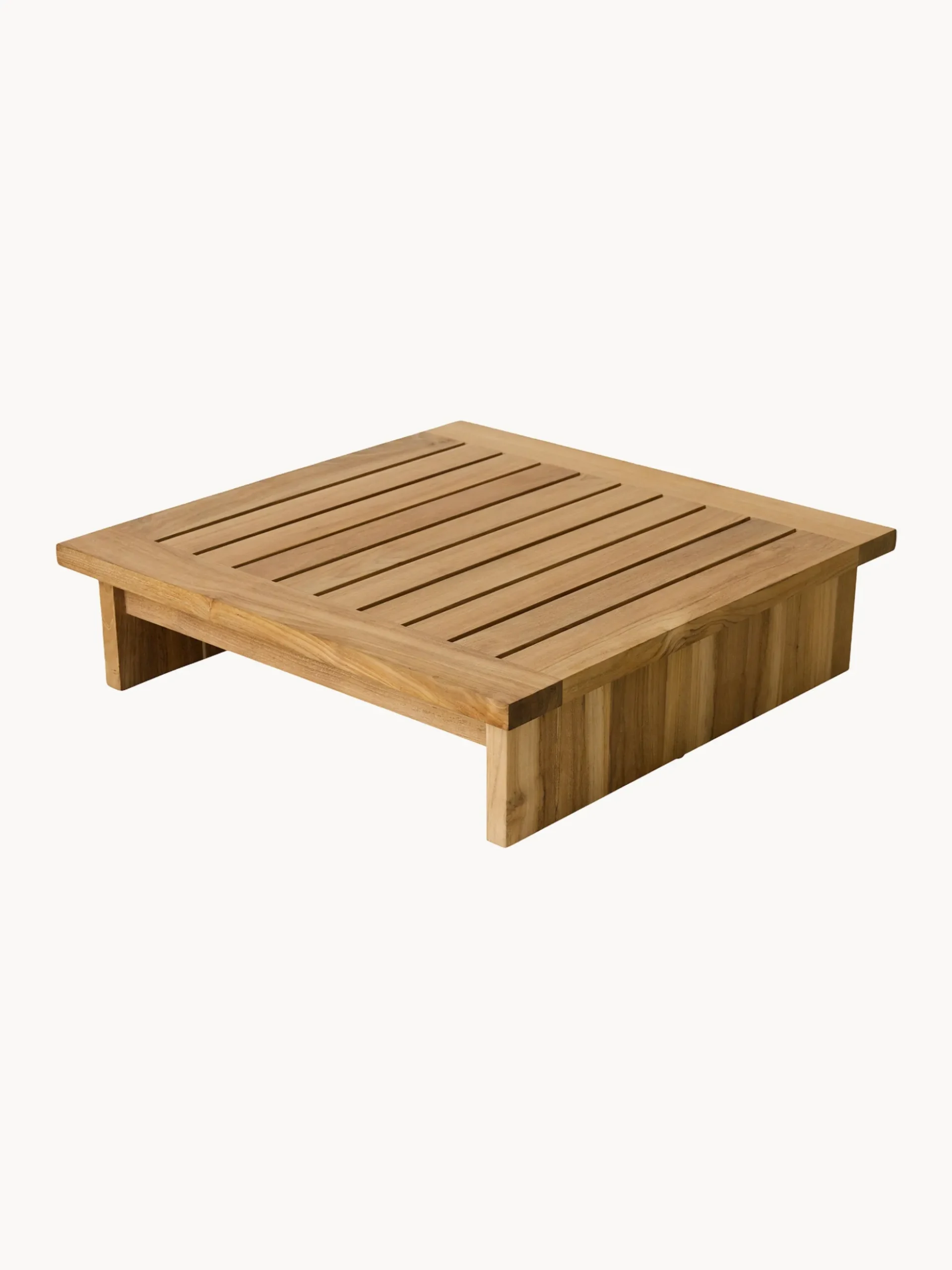 Sgabello da giardino in legno di teak Botanical