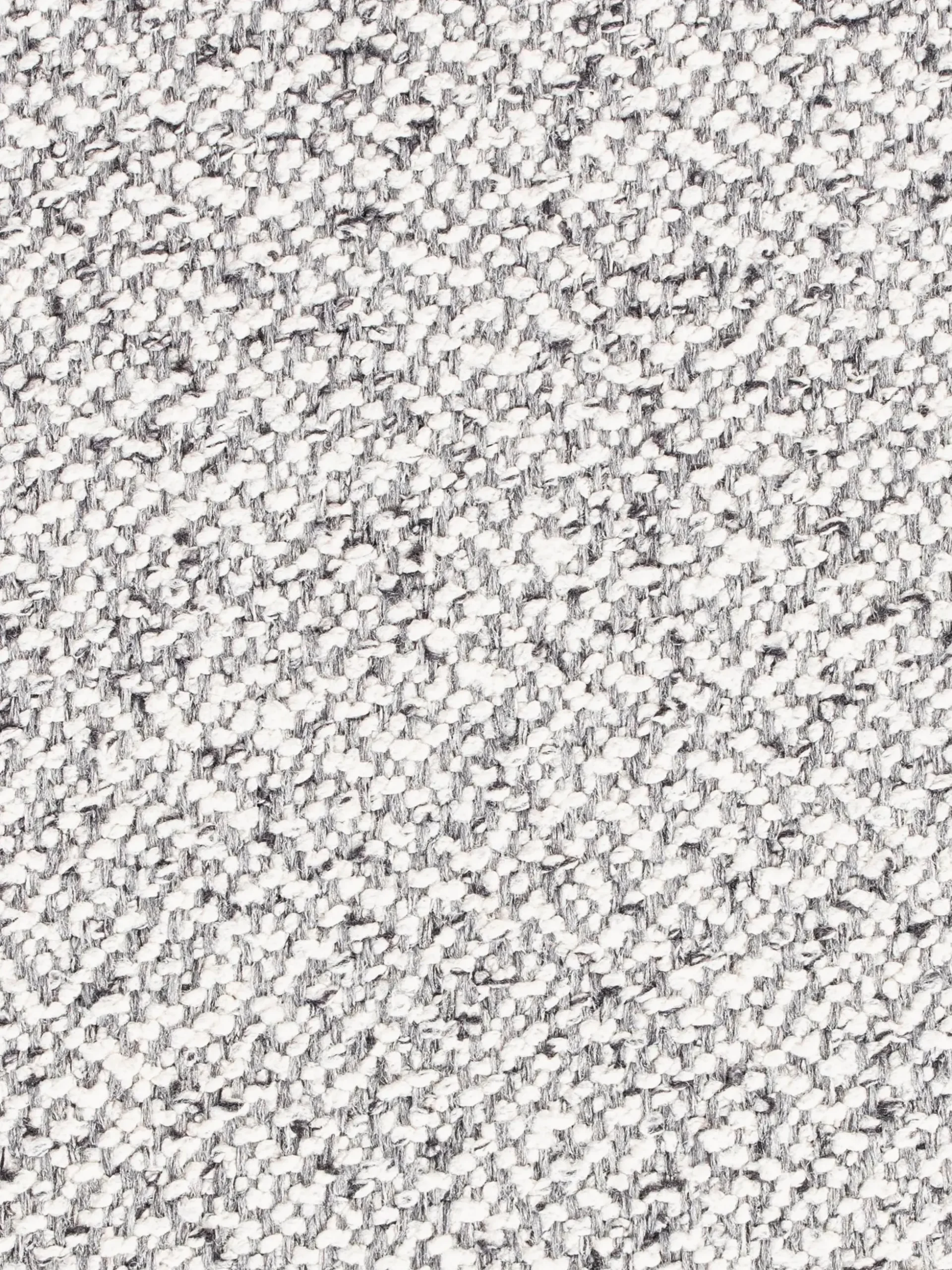 Sgabello imbottito in bouclé Milou