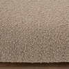 Sgabello in legno di frassino con rivestimento in bouclé Shenay