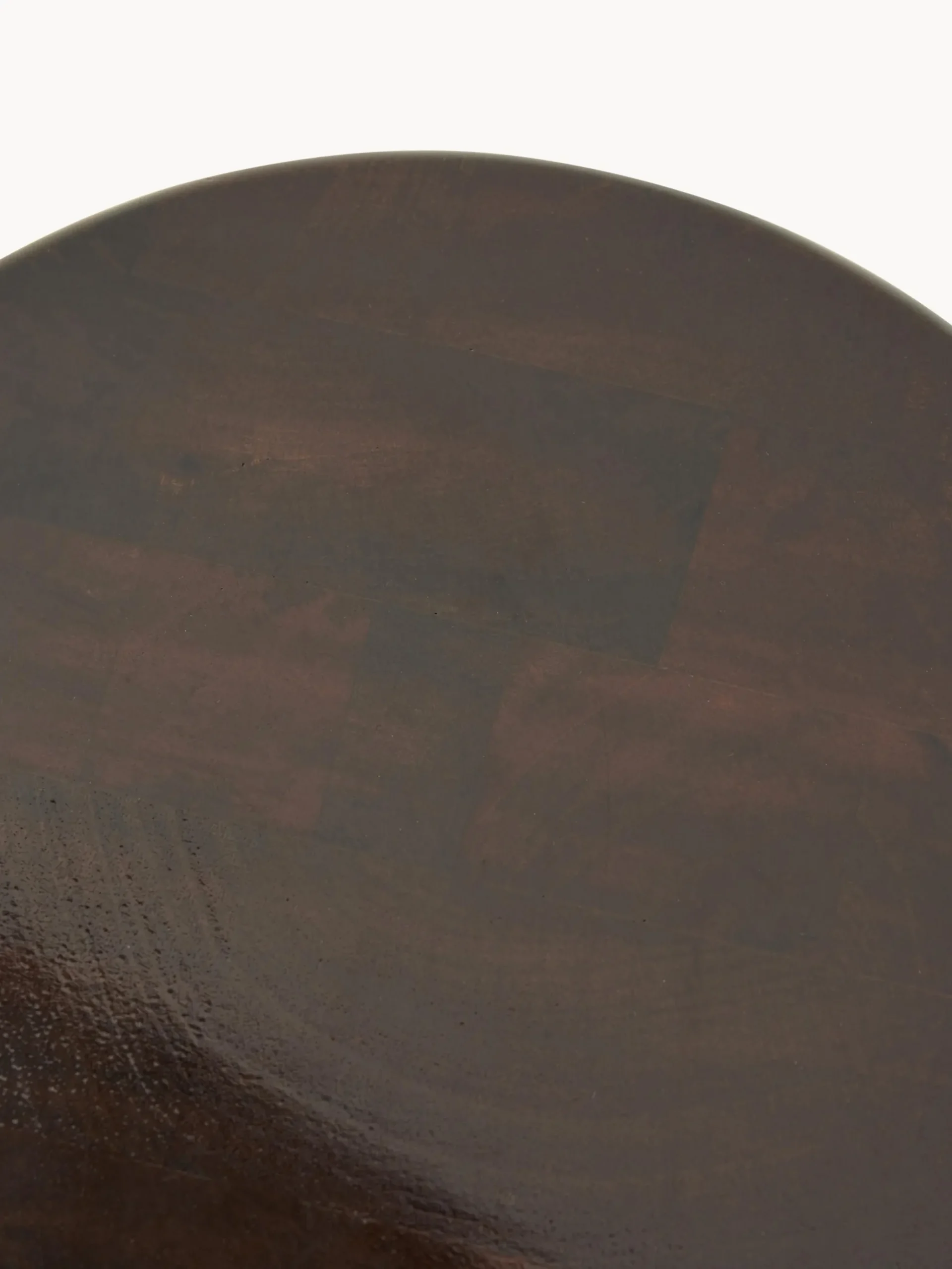Sgabello in legno di mango Burgundy