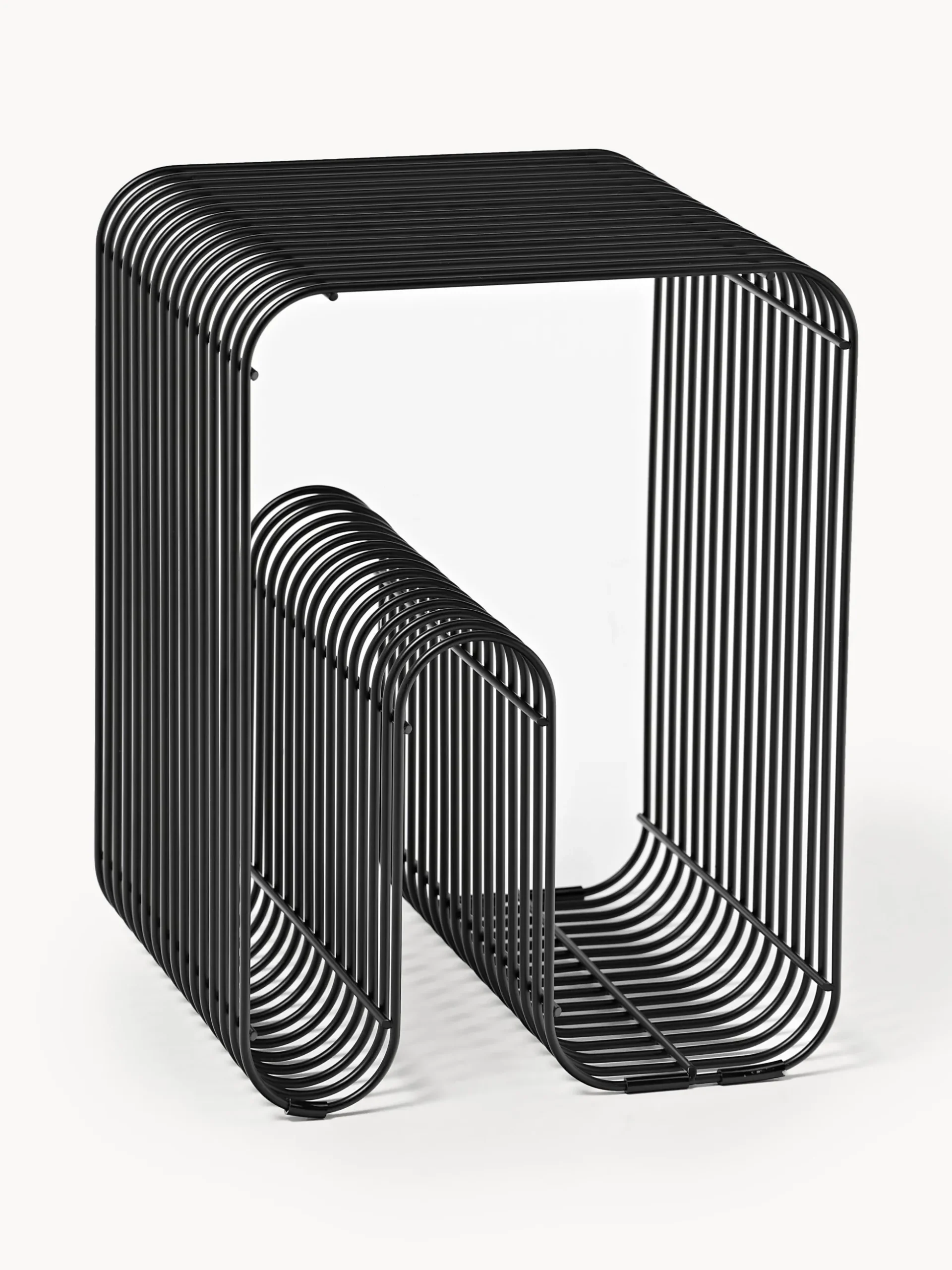 Sgabello in metallo Curva