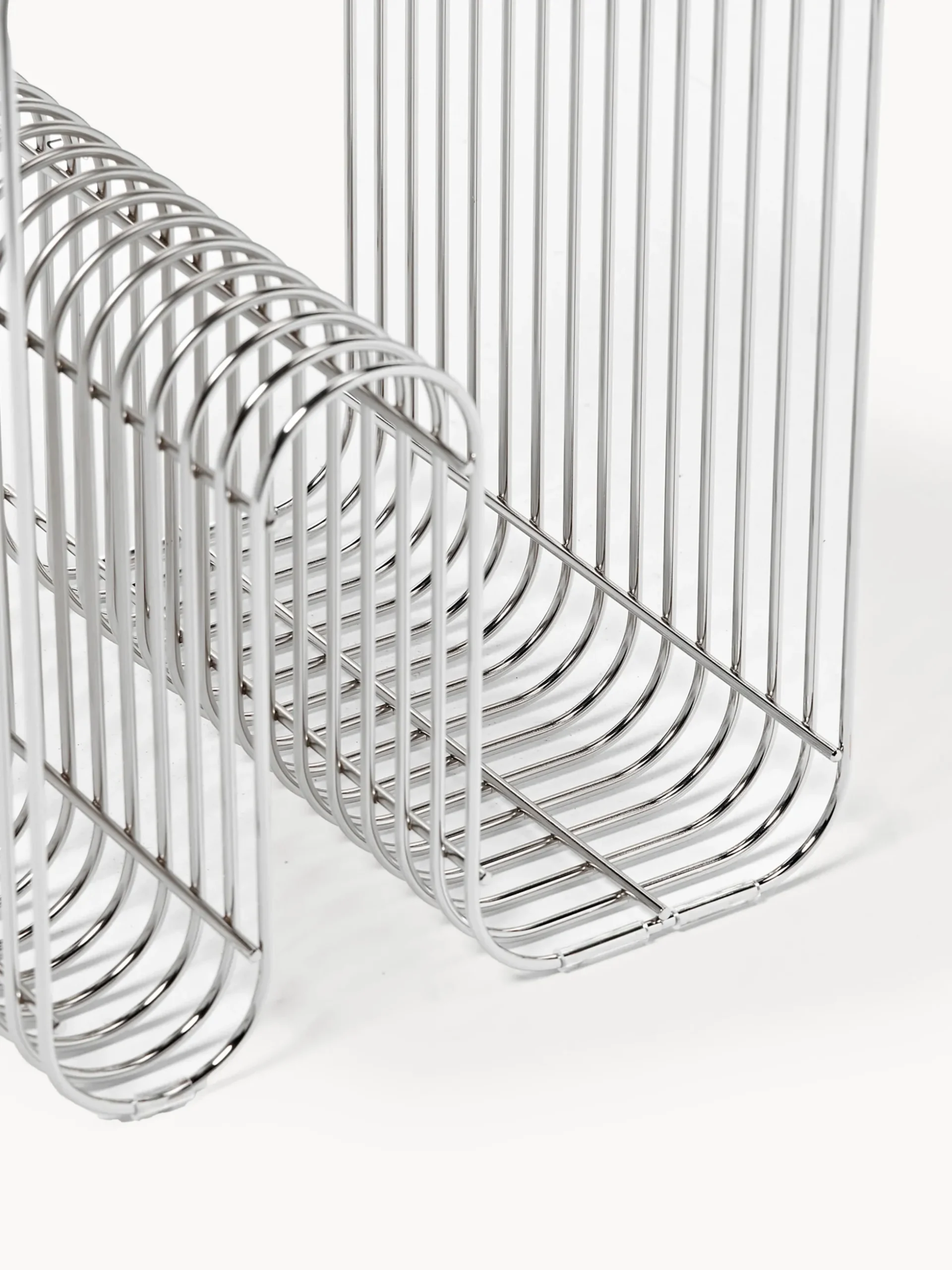 Sgabello in metallo Curva