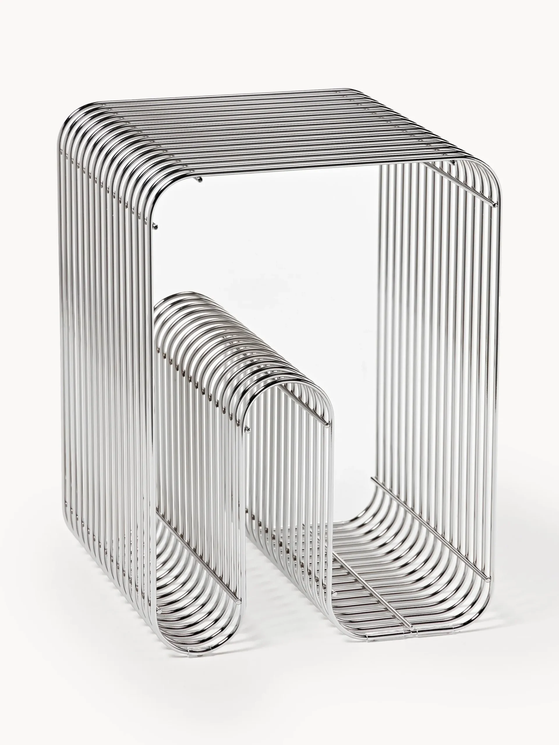Sgabello in metallo Curva