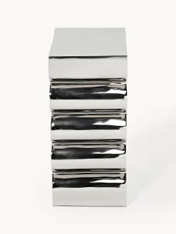 Sgabello in metallo Curves