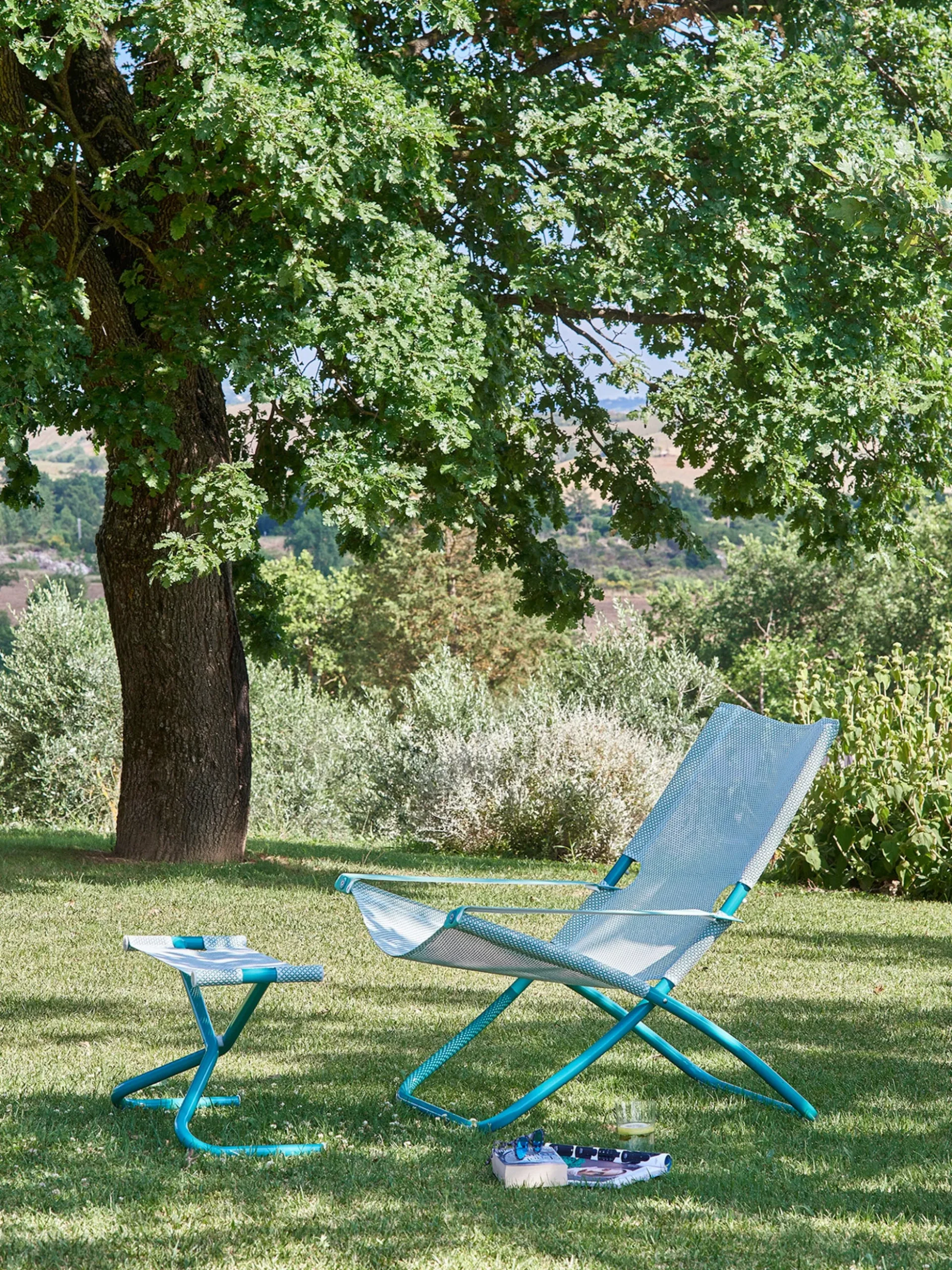 Sgabello da giardino pieghevole per sdraio Snooze