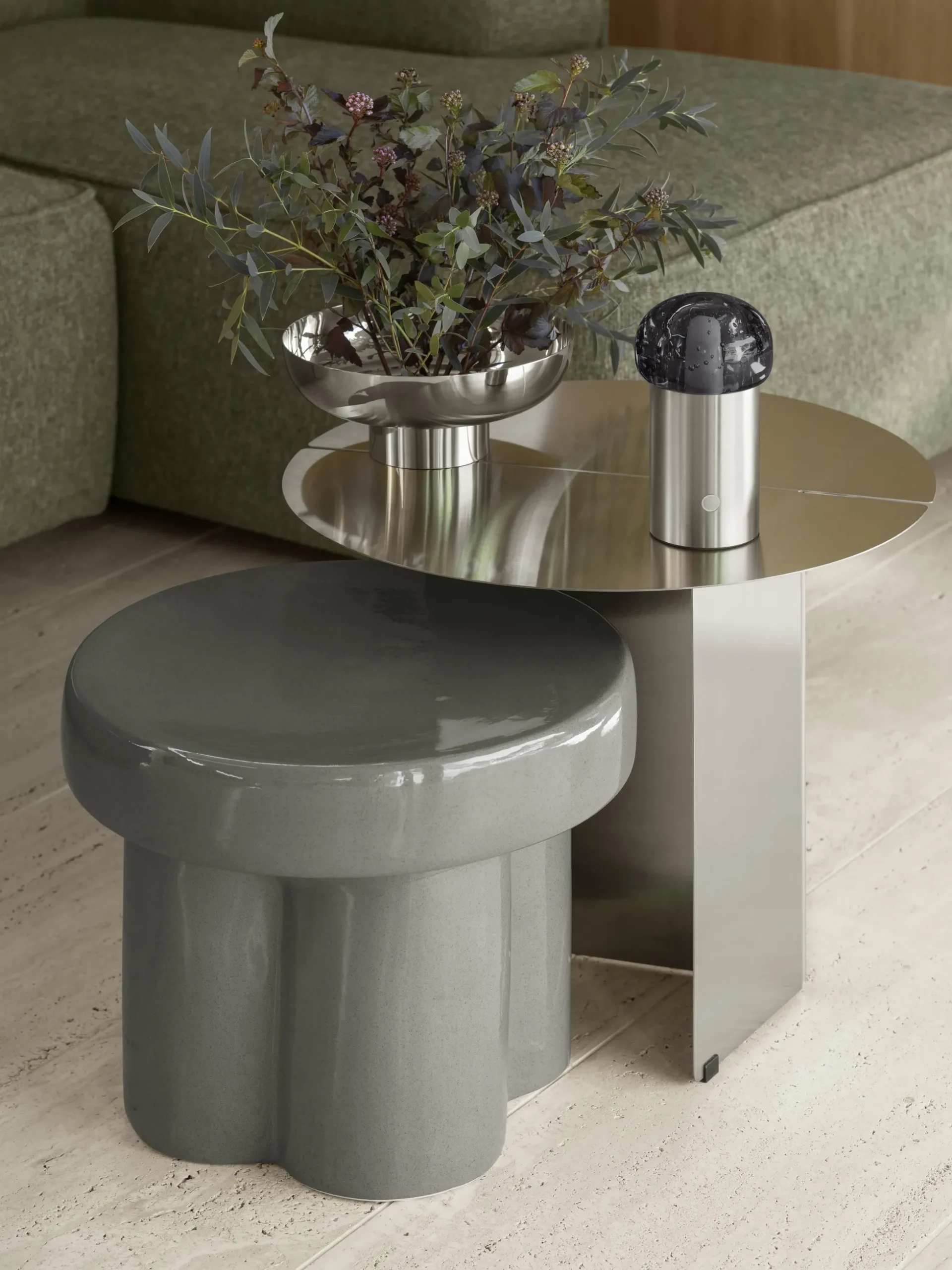 Sgabello in ceramica Toru